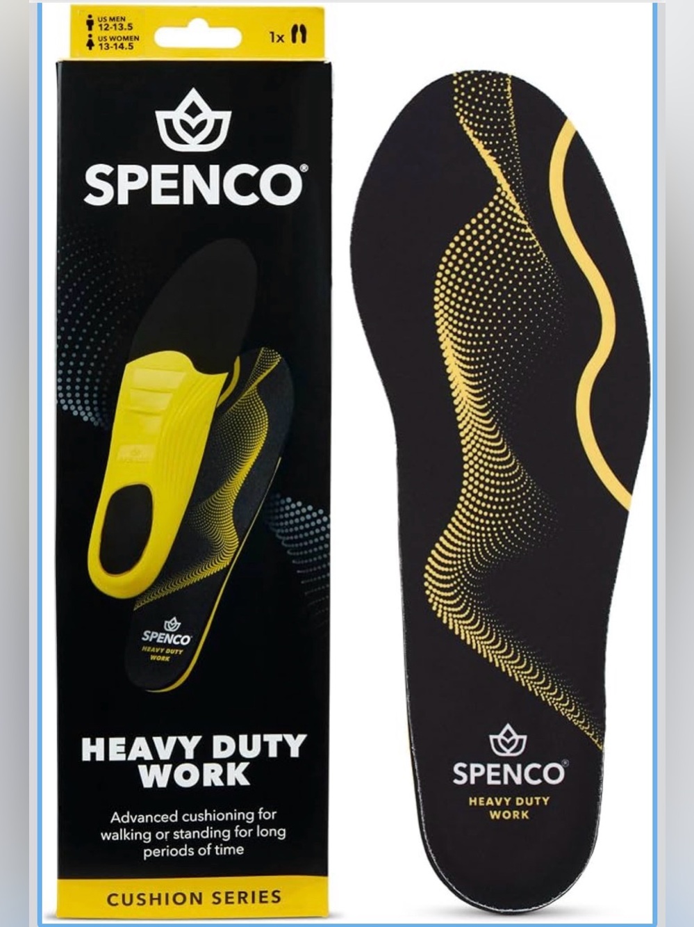 Spenco Heavy Duty Work Cushion Insoles